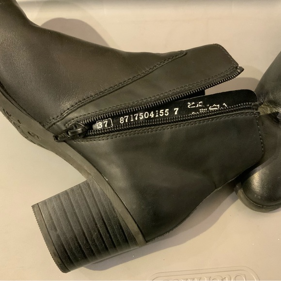 Rieker Black Ankle Boots for Women Size 37 / 7 - Picture 5 of 6